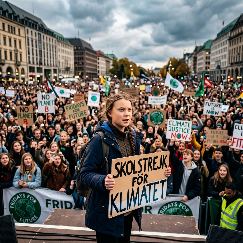 Greta Thunberg Protest